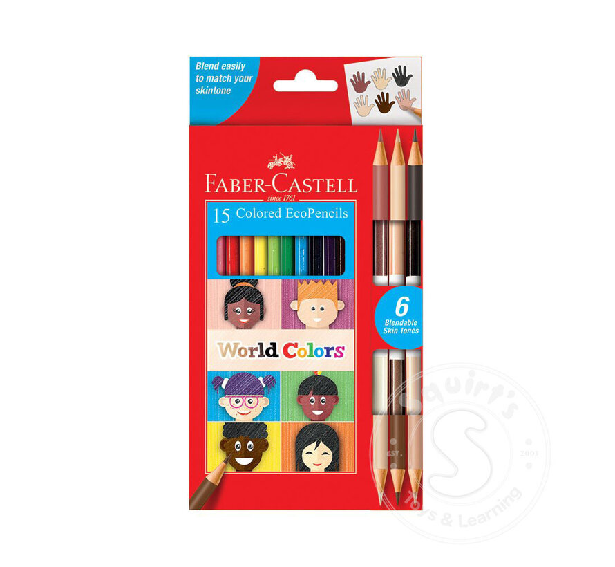 Faber-Castell World Colours - 15ct EcoPencils