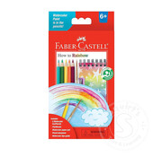 Faber-Castell Faber-Castell How To Rainbow - Watercolour Pencil Set
