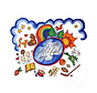 Pillow Case Painting Kit - I Am Grateful