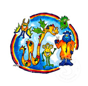Artburn Pillow Case Painting Kit - Monsters