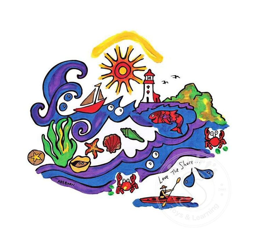 Pillow Case Painting Kit - Love the Shore