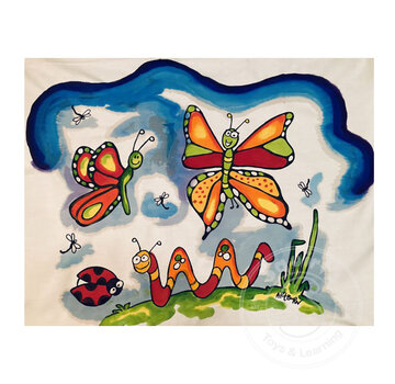 Artburn Pillow Case Painting Kit - Butterflies