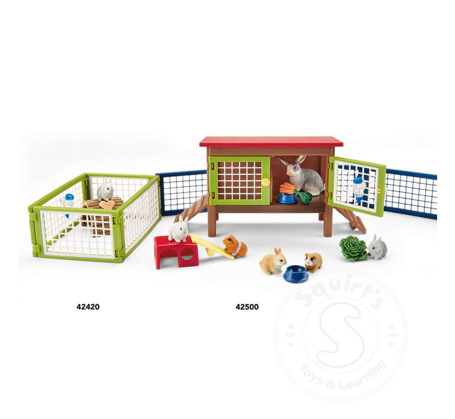 Schleich Rabbit and guinea pig hutch