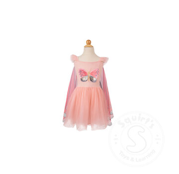 Great Pretenders Great Pretenders Sequins Secret Butterfly Twirl Dress with Wings (Size 5-6)