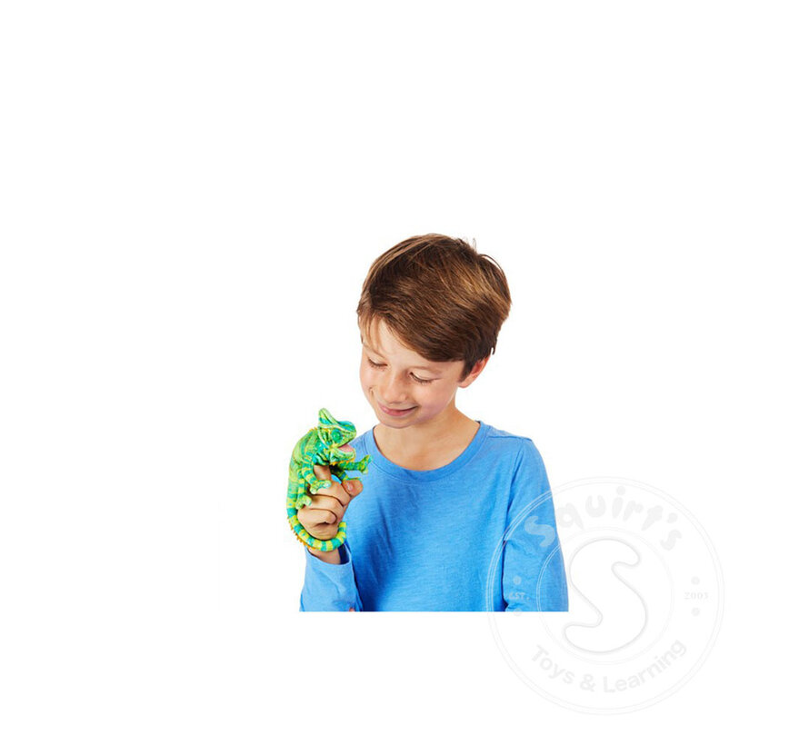 Folkmanis Mini Chameleon Finger Puppet