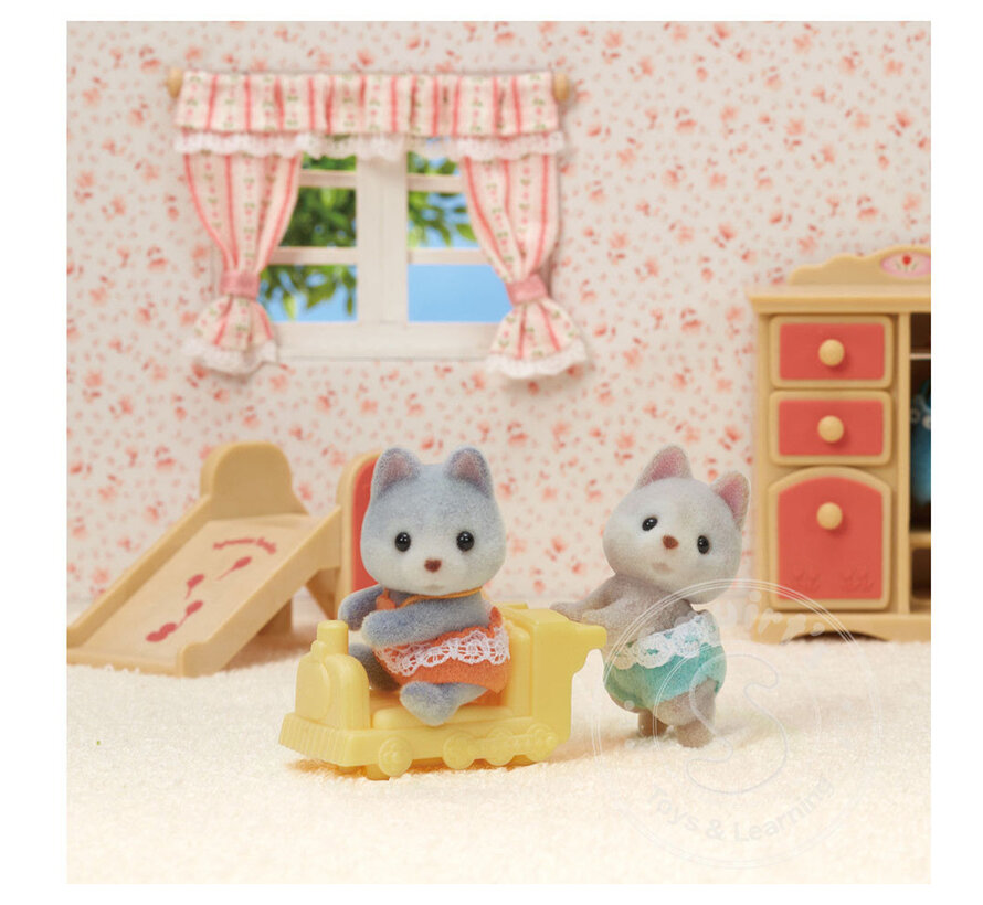 Calico Critters Husky Twins