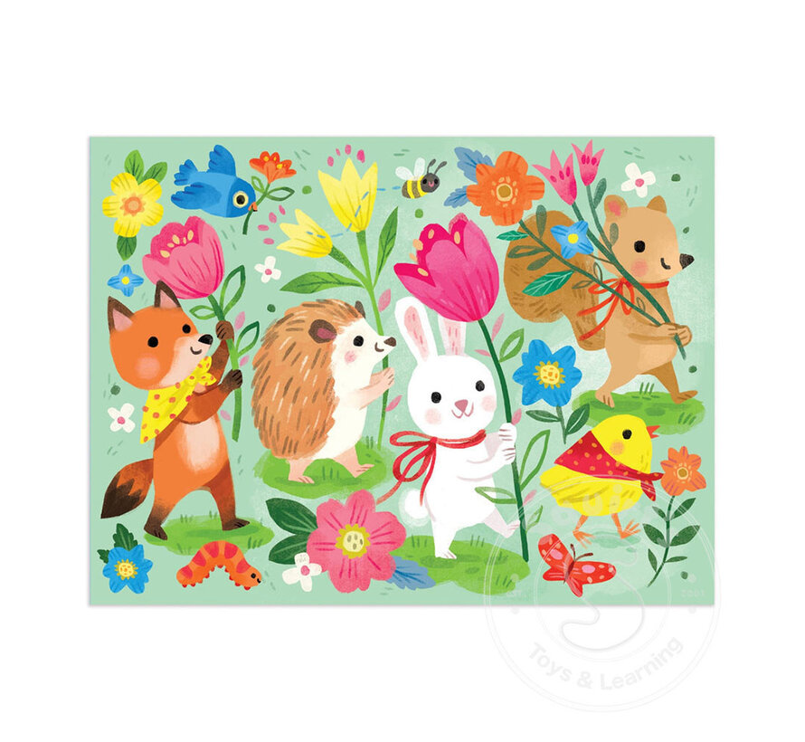 Mudpuppy Puzzle to Go Springtime Parade Puzzle 36pcs