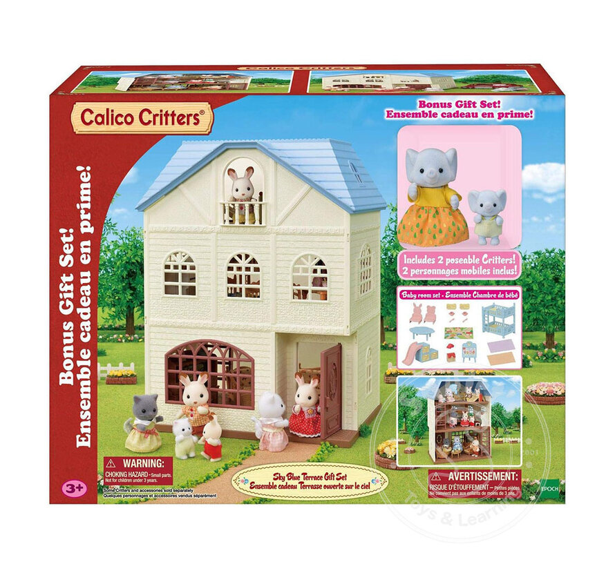 Calico Critters Skyblue Terrace Gift Set
