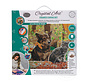 D.I.Y. Crystal Art Kit Medium: Cat and Dog in the Woods