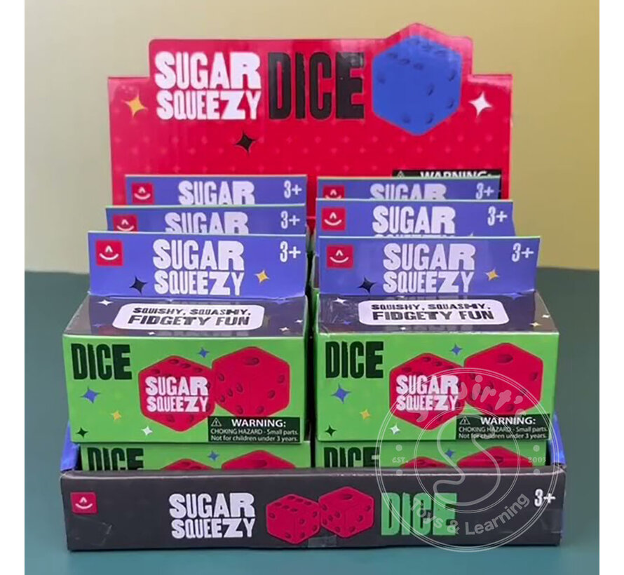 Dice Sugar Squeezy - Set of 2