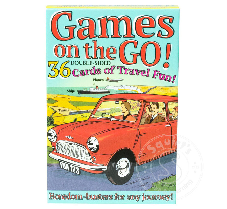 Games on the Go (36 Cards of Travel Fun)!
