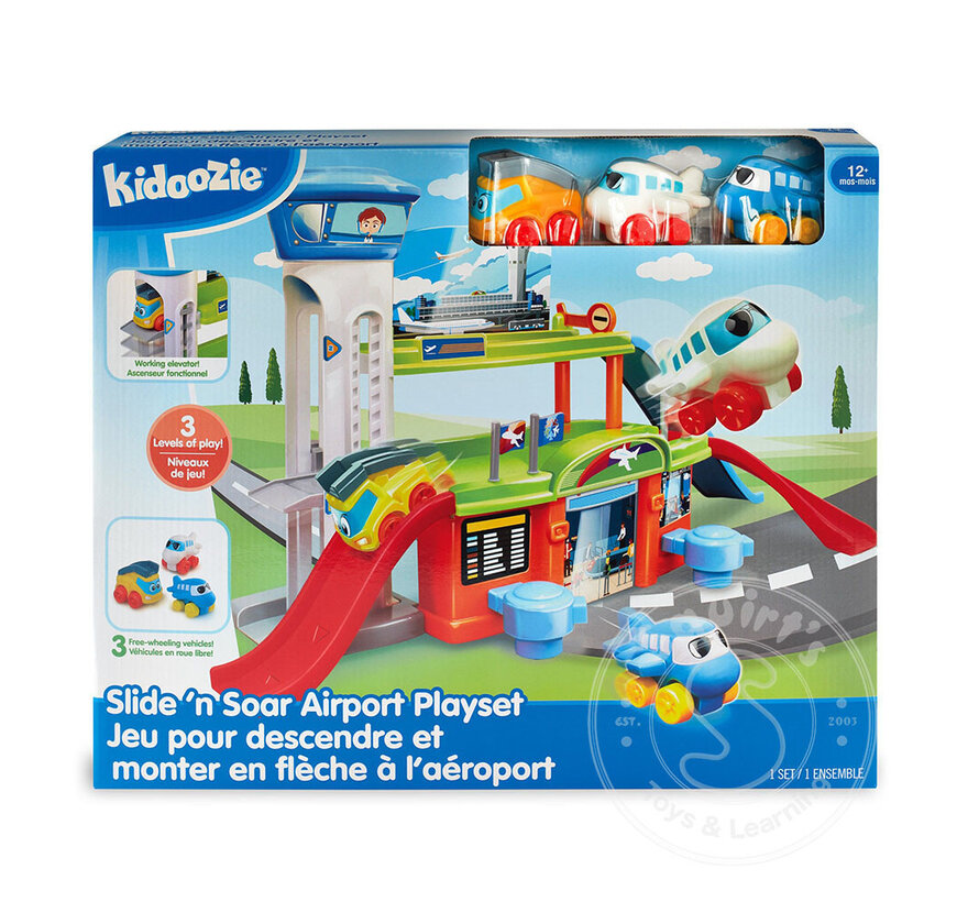 Kidoozie Slide 'n Soar Airport Playset