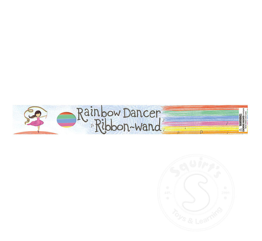 Rainbow Dancer Ribbon- Wand