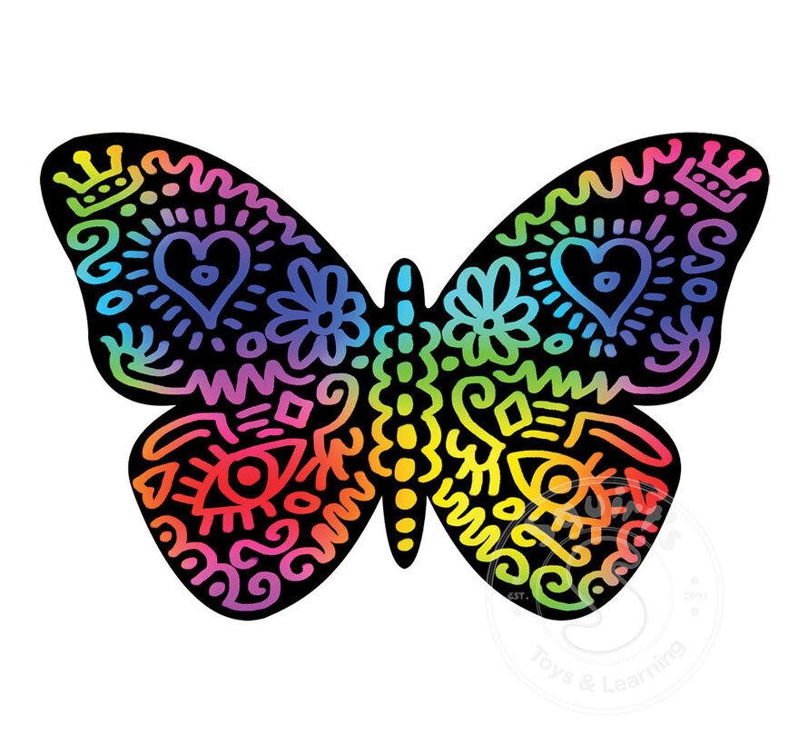 Scratch Art Set-Butterflies