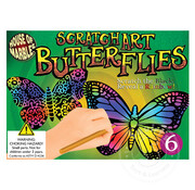 House of Marbles Scratch Art Set-Butterflies