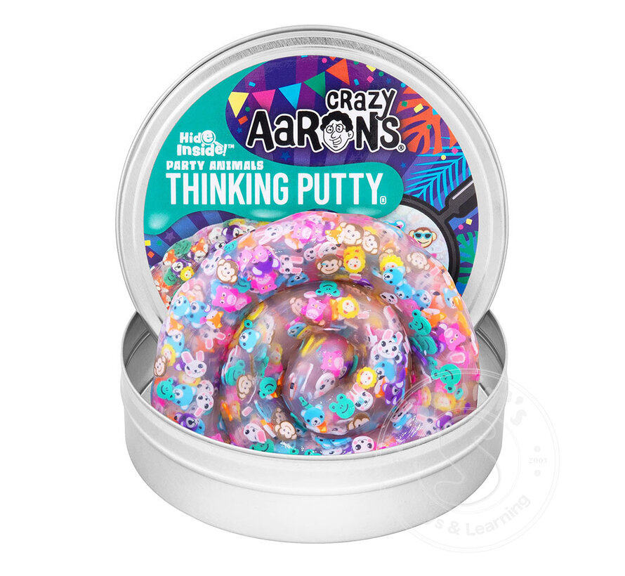 Crazy Aaron's Hide Inside Party Animals Thinking Putty