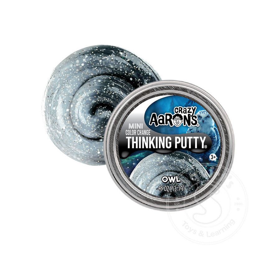Crazy Aaron's Mini Owl Thinking Putty