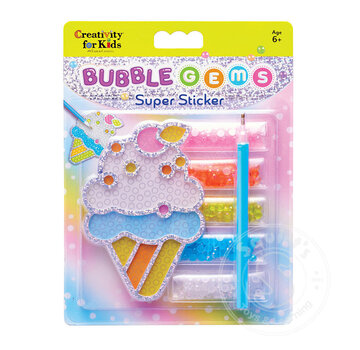 Creativity for Kids Creativity for Kids Bubble Gems: Super Sticker - Ice Cream