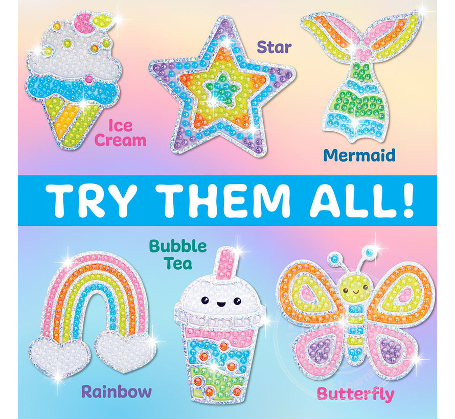 Creativity for Kids Bubble Gems: Super Sticker - Ice Cream