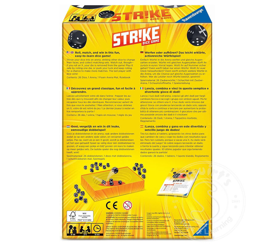 FINAL SALE - Strike Dice Game