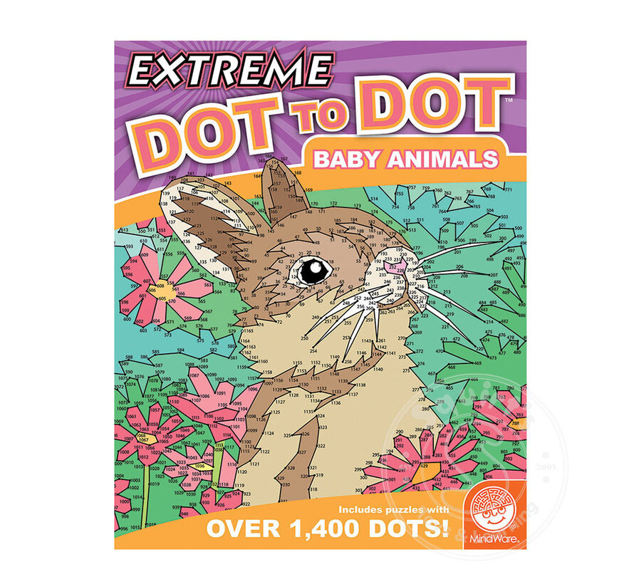 MindWare Extreme Dot to Dot Baby Animals