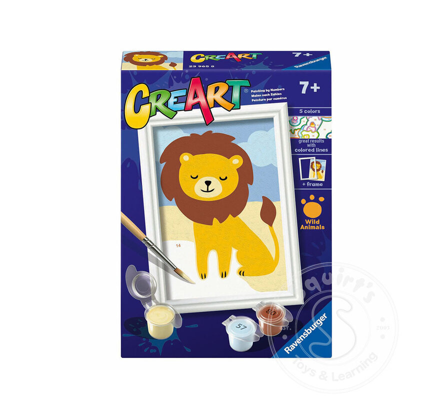 CreArt Paint by Numbers - Wild Lion