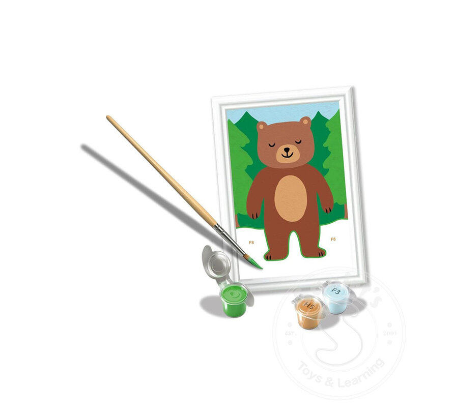 CreArt Paint by Numbers - Wild Bear