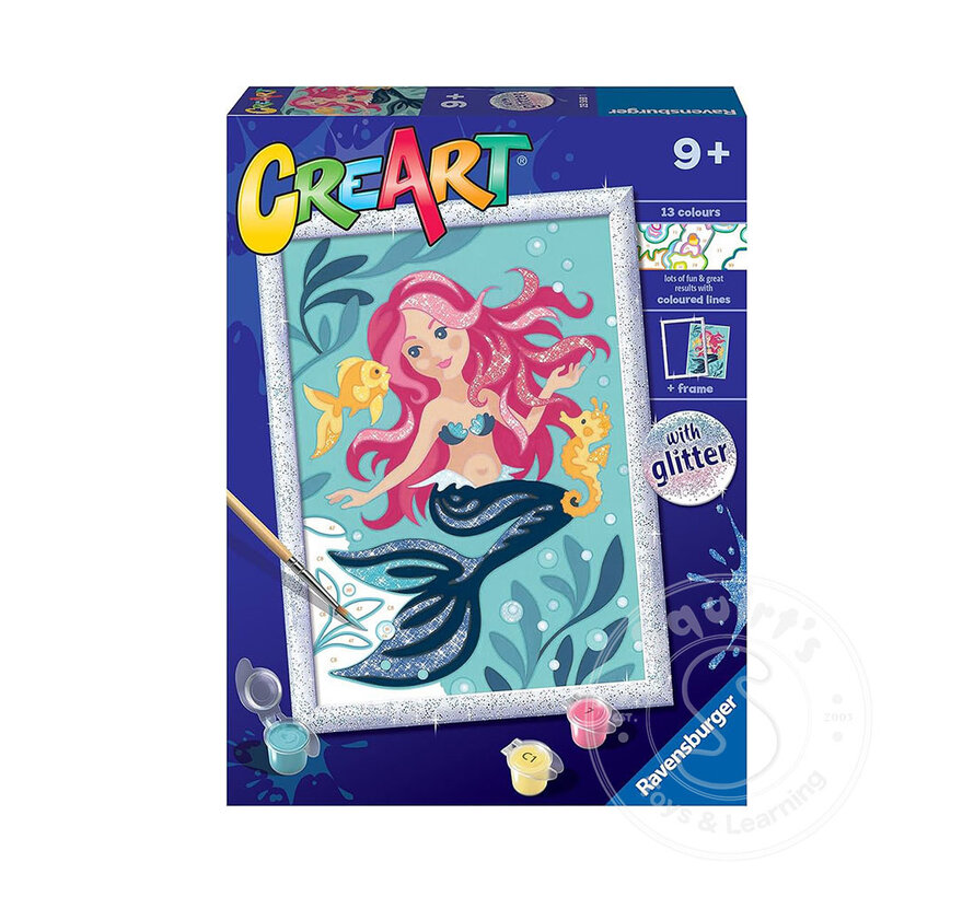 CreArt Paint by Numbers - Enchanting Mermaid