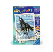 Ravensburger CreArt Paint by Numbers - Beach Horse - retired