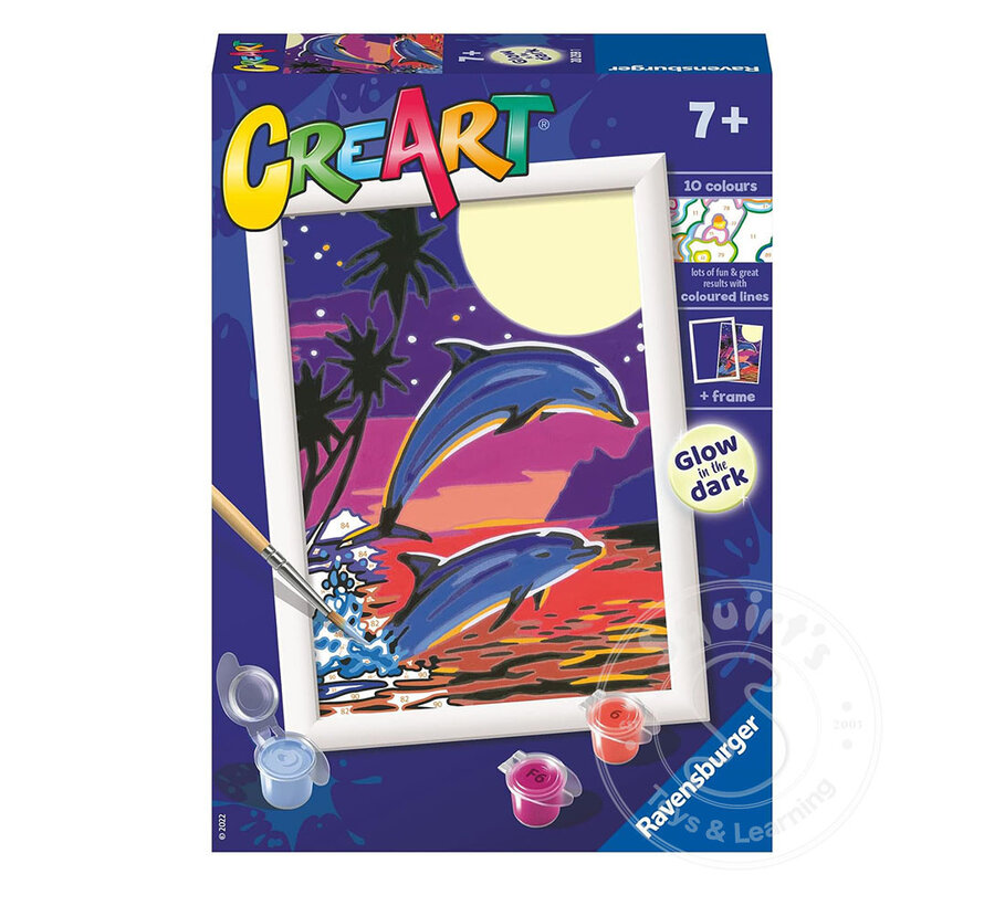 CreArt Paint by Numbers - Dolphin Adventures