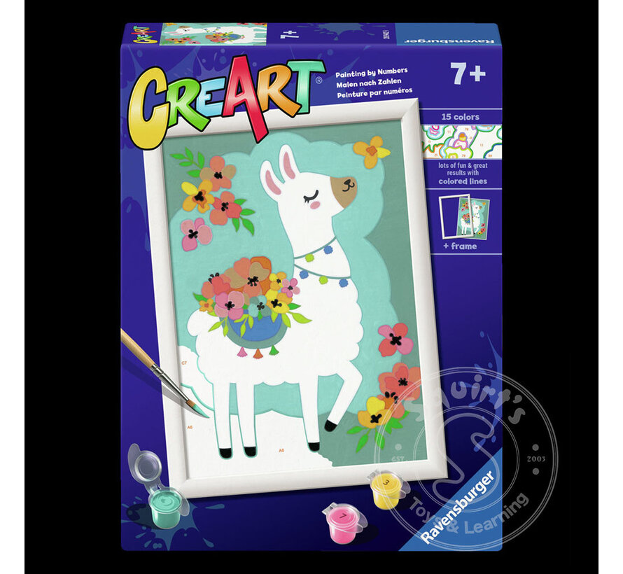 CreArt Paint by Numbers - No Probllama