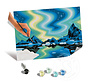 CreArt Paint by Numbers: Northern Lights  - Canvas