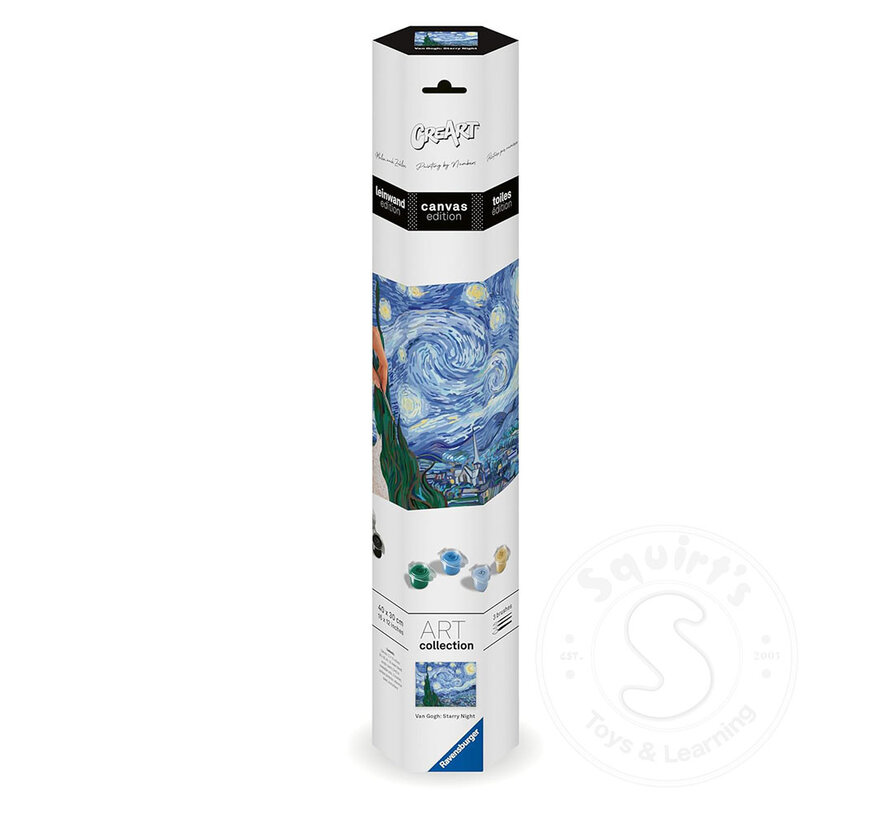 CreArt Paint by Numbers - Van Goh: Starry Night - Canvas