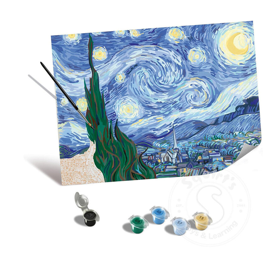 CreArt Paint by Numbers - Van Goh: Starry Night - Canvas