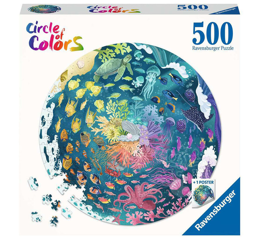 Ravensburger Ocean Round Puzzle 500pcs