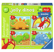 Ravensburger Ravensburger My First Puzzles: Jolly Dinos  2, 3, 4, 5 pc Puzzles