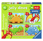 Ravensburger My First Puzzles: Jolly Dinos  2, 3, 4, 5 pc Puzzles