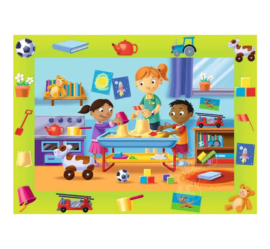 Ravensburger My First Puzzle: Fun Day at Playgroup Floor Puzzle 16pcs