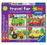 Ravensburger Ravensburger My First Puzzles: Travel Far  2, 3, 4, 5 pc Puzzles