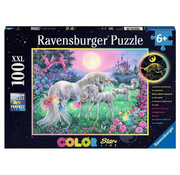 Ravensburger Ravensburger Unicorns in the Moonlight Puzzle 100pcs XXL