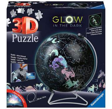 Ravensburger Ravensburger Glow in Dark Star Globe 3D Puzzle 180 pcs