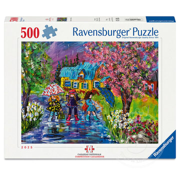 Ravensburger Ravensburger A Walk in the Rain Puzzle 500pcs Exclusive - CJPA Individual Final