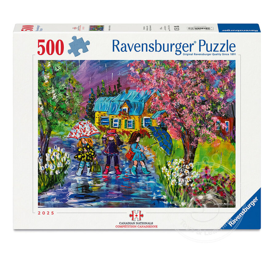 Ravensburger A Walk in the Rain Puzzle 500pcs Exclusive - CJPA Individual Final