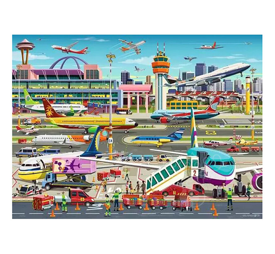 Ravensburger Airport Central  Puzzle 150pcs XXL