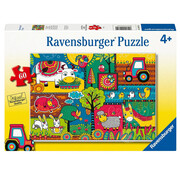 Ravensburger Ravensburger A Day at the Farm Puzzle 60pcs
