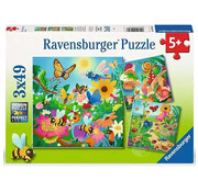 Ravensburger Ravensburger Bugs, Bugs, Bugs Puzzle 3 x 49pcs