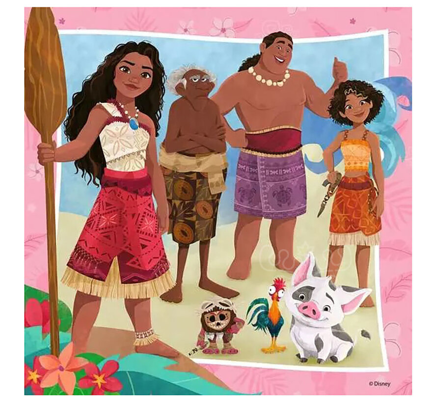 Ravensburger Disney Moana 2 Off To New Adventures Puzzle 3 x 49pcs