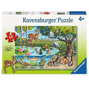 Ravensburger Ravensburger Animals Above and Below Puzzle 60pcs
