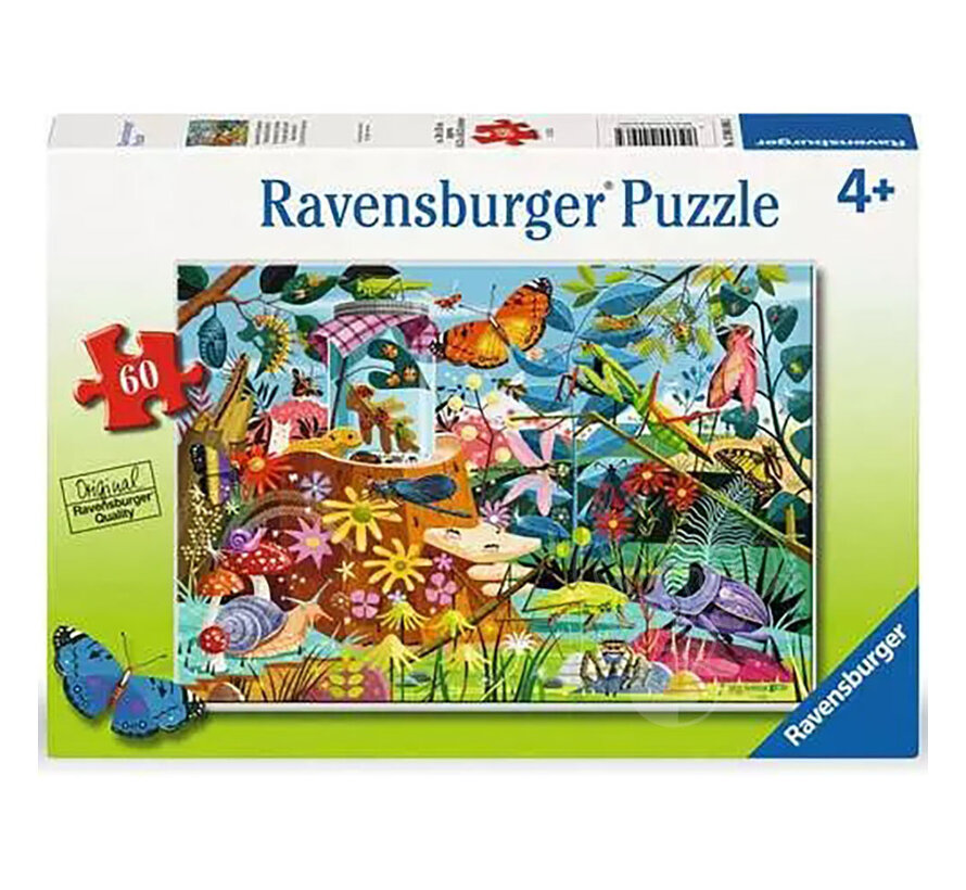 Ravensburger Backyard Bug World  Puzzle 60pcs
