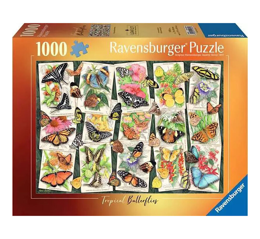 Ravensburger Tropical Butterflies Puzzle 1000pcs